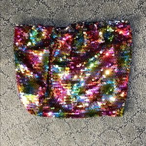 super sparkly tube top